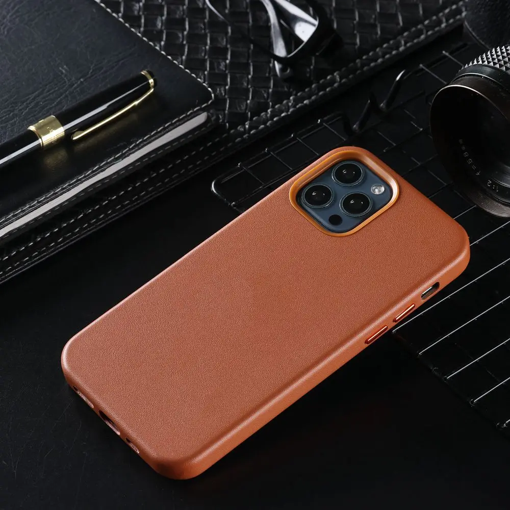 11 leather original case for iphone 13 12 pro max mini with magsafing magnetic cover case for iphone 13 pro max cover free global shipping