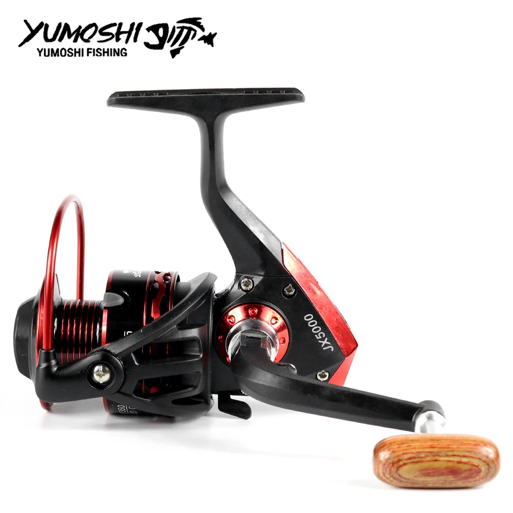 Спиннинговая Рыболовная катушка металлическая 12 шарикоподшипник JX1000-7000 серия 5 5: