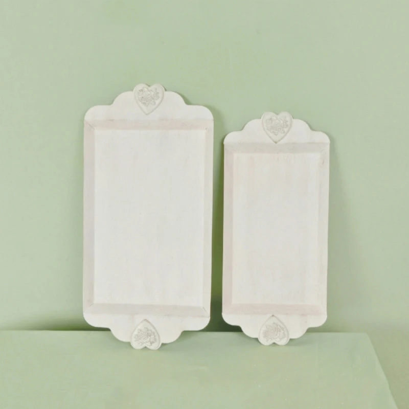 Европейский ретро Белый десертный столик планшетофон для торта поднос