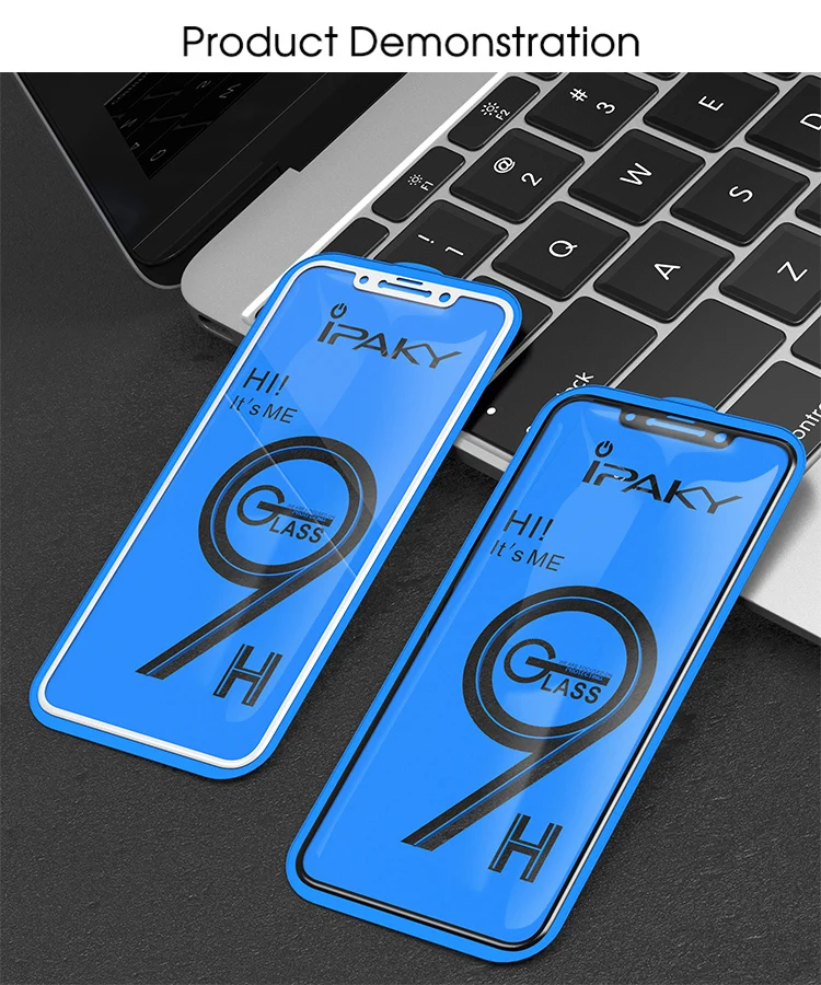 Для iPhone XS протектор экрана IPAKY для iPhone XS MAX полное покрытие 9H 5D Закаленное стекло пленка для iPhone XR стекло протектор экрана