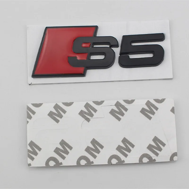 Оригинальная пластиковая наклейка для Audi Sline S3 S4 S5 S6 S7 S8 логотип A3 A4 A5 A6 A7 A8 эмблема