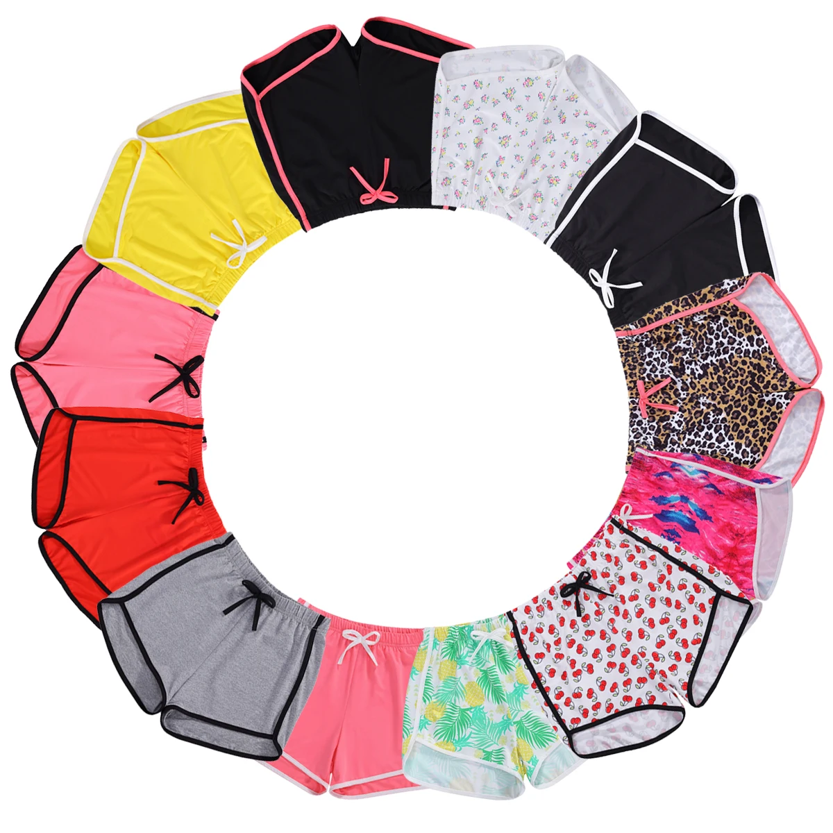 Детские штаны из 3 предметов для мальчиков и девочек эластичные короткие