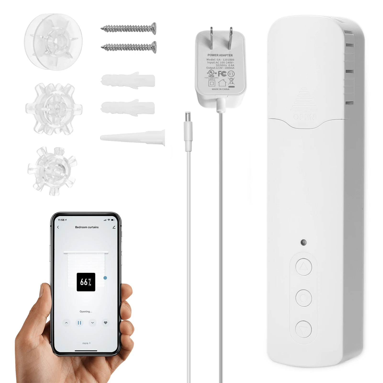 

Мотор для занавесок Tuya ZigBee TM616EGZT, умный электрический привод для дома, гостиницы