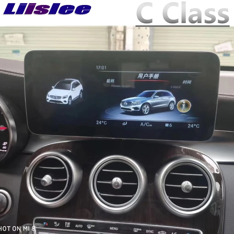 Для Mercedes Benz MB C Class W205 2014 ~ 2018 Liislee автомобильный мультимедийный плеер NAVI CarPlay