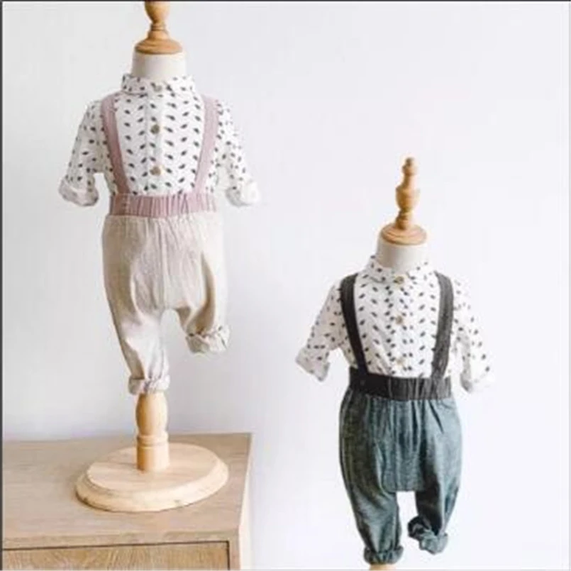 Цветочные Длинные рукава Детская блуза + вельвет чулок Штаны комплект одежды для