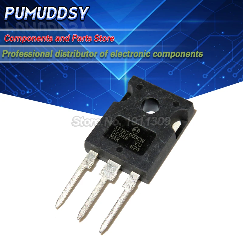5 шт. STTH3003CW TO 247 300V 30A Новый IC|Интегральные схемы| |
