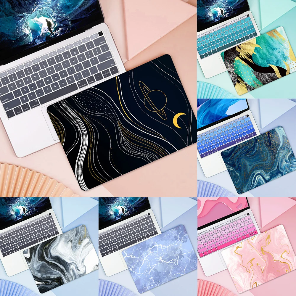 Чехол Redlai для MacBook Air Pro Retina 11 12 13 15 16 дюймов A2337 A2179 A2338 A2289 абстрактный мраморный