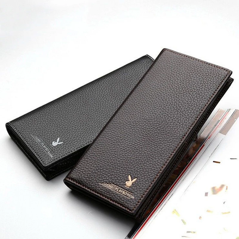 Новинка мужские кошельки винтажный внешний вид Длинный кошелек из искусственной
