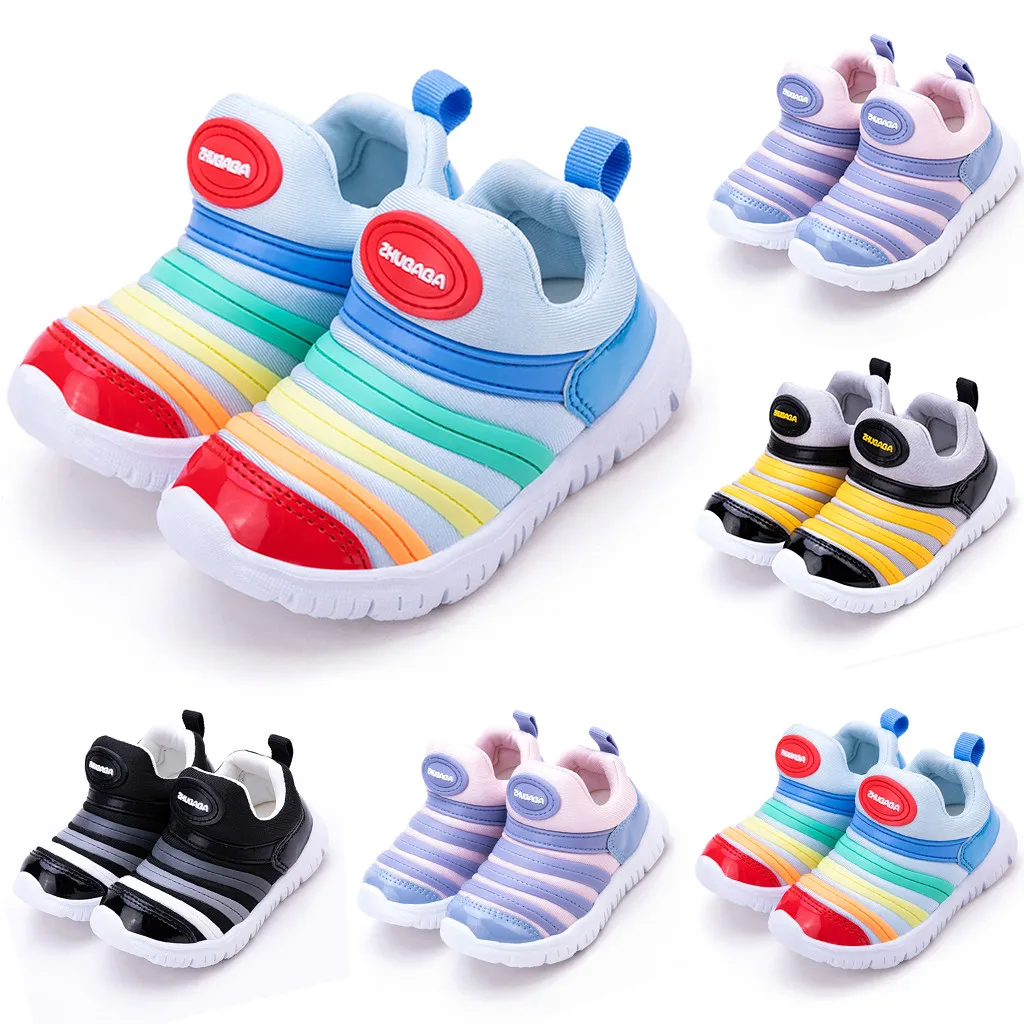 Детская обувь для мальчиков и девочек осенняя спортивная на мягкой подошве