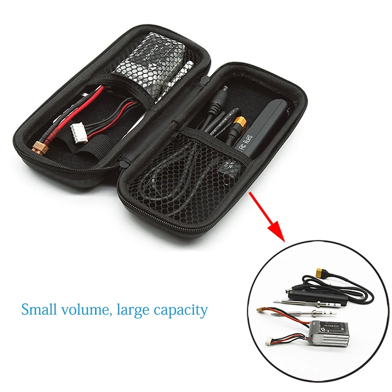 

SEQURE Storage Bag MINI Portable Tool Bag for Soldering Iron Accessories EVA with Double Zipper Closure