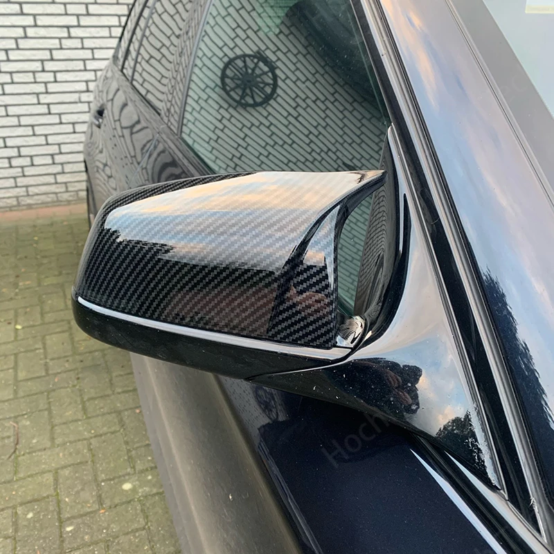 Стильные боковые зеркальные крышки яркие черные для BMW 5 6 7 серия F01 F02 F03 F04 F06 F07 F10 F11