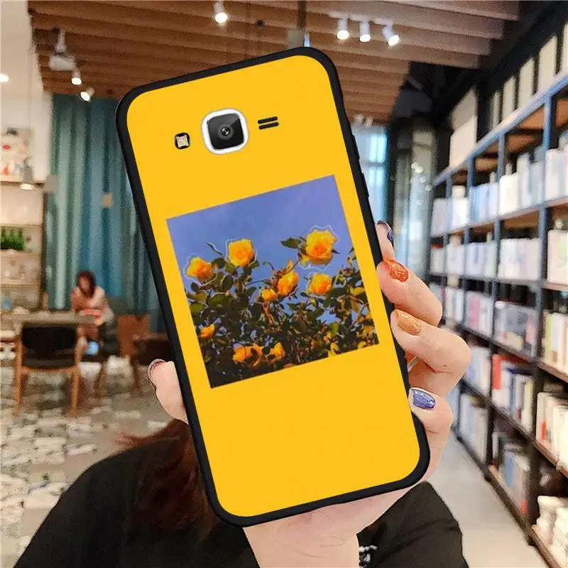 

Beautiful Yellow Sunflowe Phone Case For Samsung Galaxy J2 J4 J5 J6 J7 J8 2016 2017 2018 Prime Pro plus Neo duo