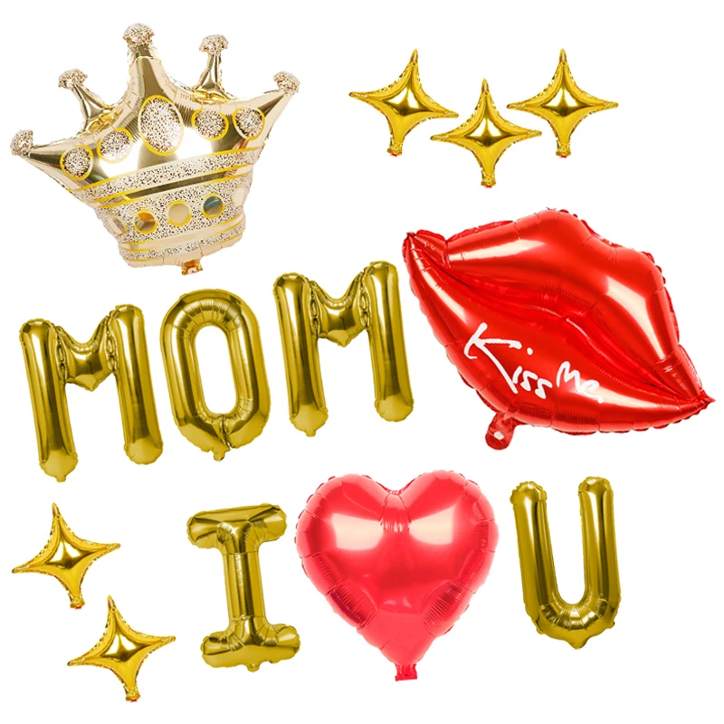Отца и надписью &quotMother I Love You&quot (мама я тебя люблю) Комплект для мамы папы день