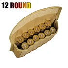 1000D нейлоновый военный 12-дюймовый Круглый держатель для дробовика, тактический Чехол для журналов, страйкбола, охотничьего патрона