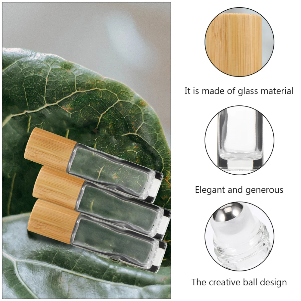 

10pcs 10ML Roller Perfume Bottle Refillable Essential Oil Bottle Container