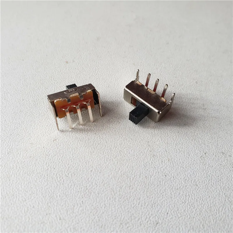 200pcs SS12F23 horizontal toggle switch SS-12F23 slide SS12F23G5 handle 4MM | Обустройство дома