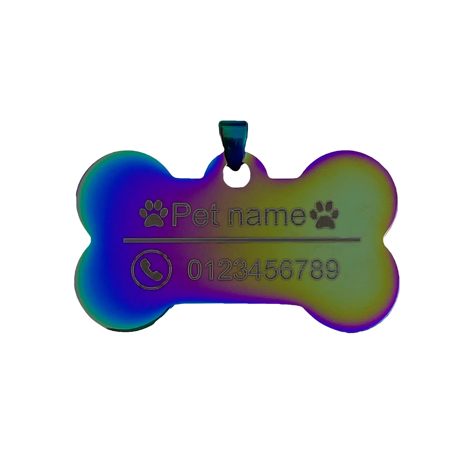 Индивидуальная Персонализированная бирка на ошейник для кошек и собак лазерная