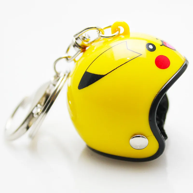 Мини брелок для мотоциклетного шлема с синим пламенем рисунком Пикачу