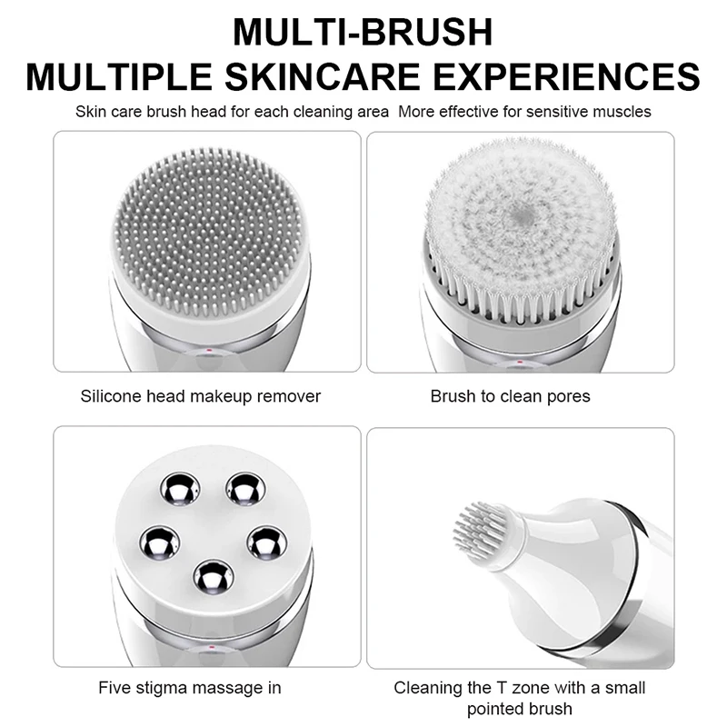 

Hot Facial Cleansing Brush 360 Degree Rotation Mini Face Cleaner Deep Pore Blackhead Cleaning Machine Electric Face Massager sy9