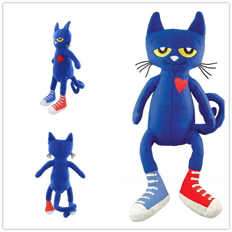 35 см Пита кот чучела животных плюшевые игрушки мерримейкеры синий кукла для