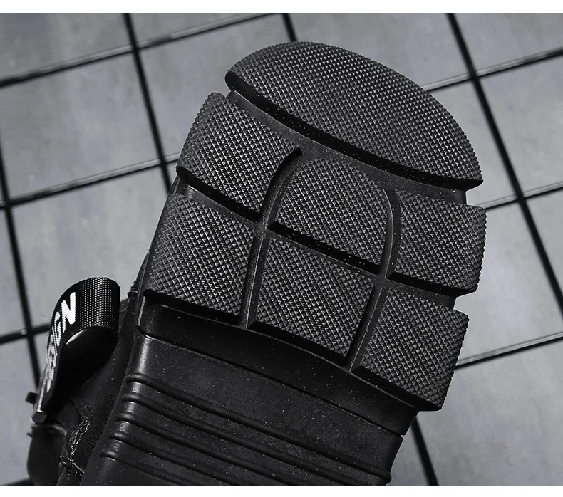 Зимние мужские ботинки из искусственной кожи; Botas Masculina; модная мужская зимняя обувь на молнии; 5#30/15E50
