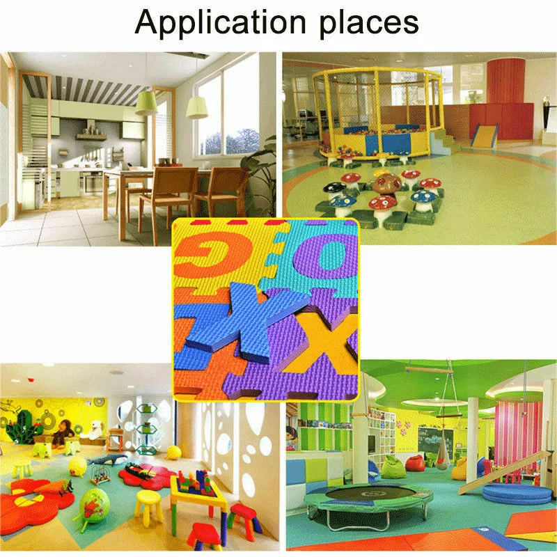 

36Pcs Colorful Alphabet Numbers EVA Floor Play Mat Baby Room ABC Foam Puzzle
