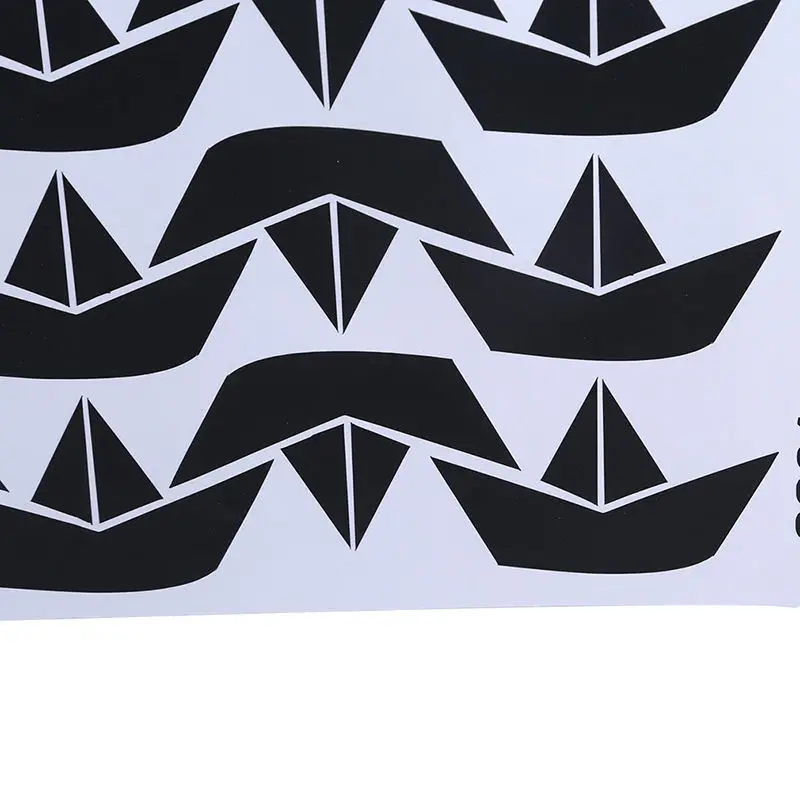 Новая 12 Шт Лодка на стену Наклейка мультяшный Морской стиль DIY Украшение наклейки
