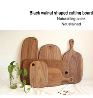 japanese style black walnut shaped breadboard solid wood chopping board chopping board kitchen gadgets knives accessories