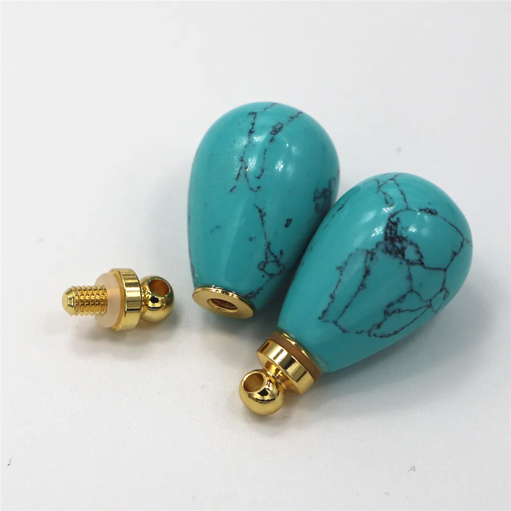 

Perfume Woman Original Roses Quartz Natural Gems Essential Oil Diffuser Perfume Bottle Pendant Jewelry Making