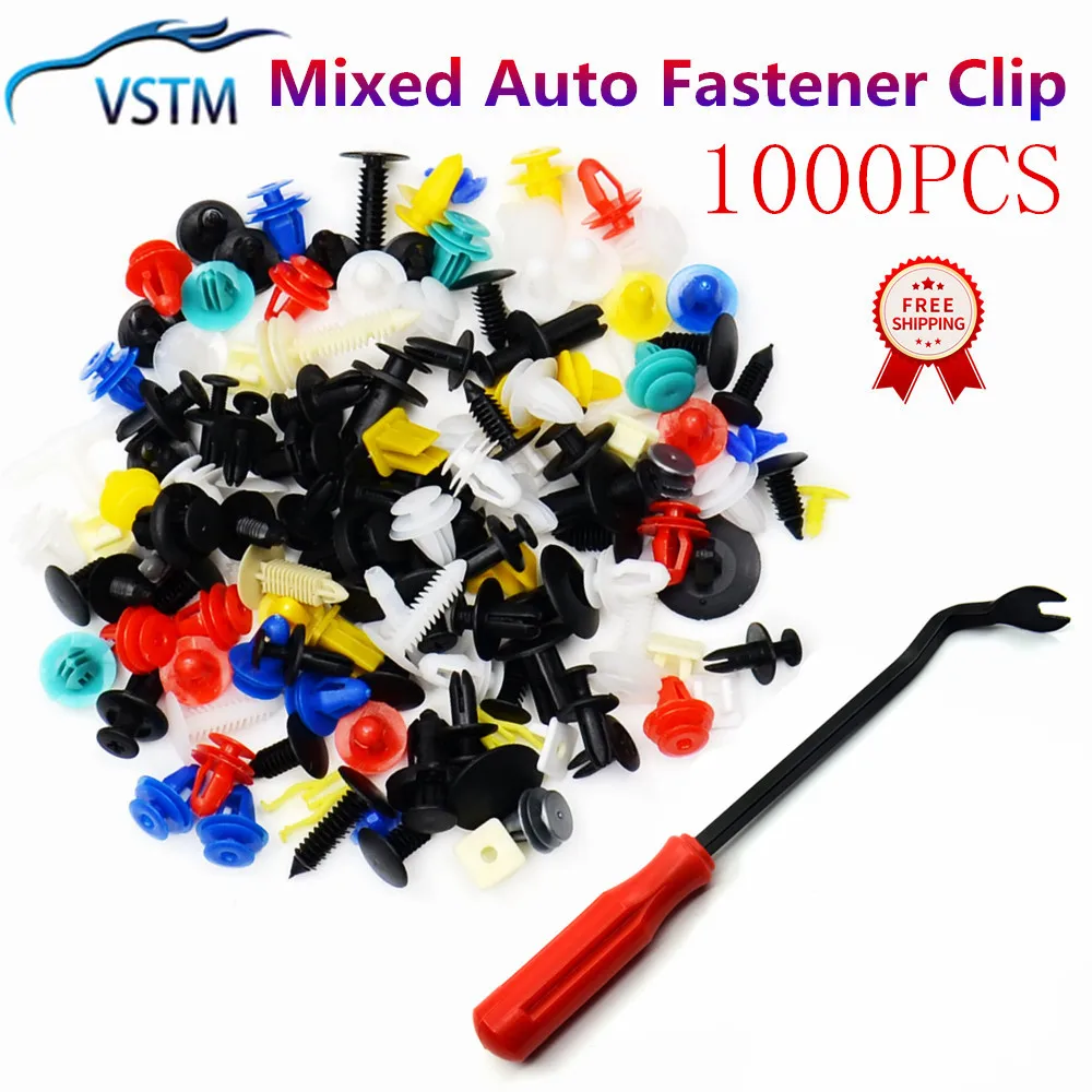 Новинка 1000 шт. 30 видов универсальные смешанные автомобильные крепежные зажимы