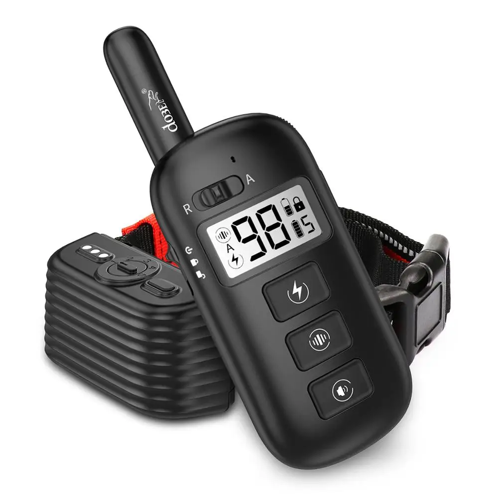 Ошейник 2 в 1 для дрессировки собак перезаряжаемый ударопрочный ошейник с