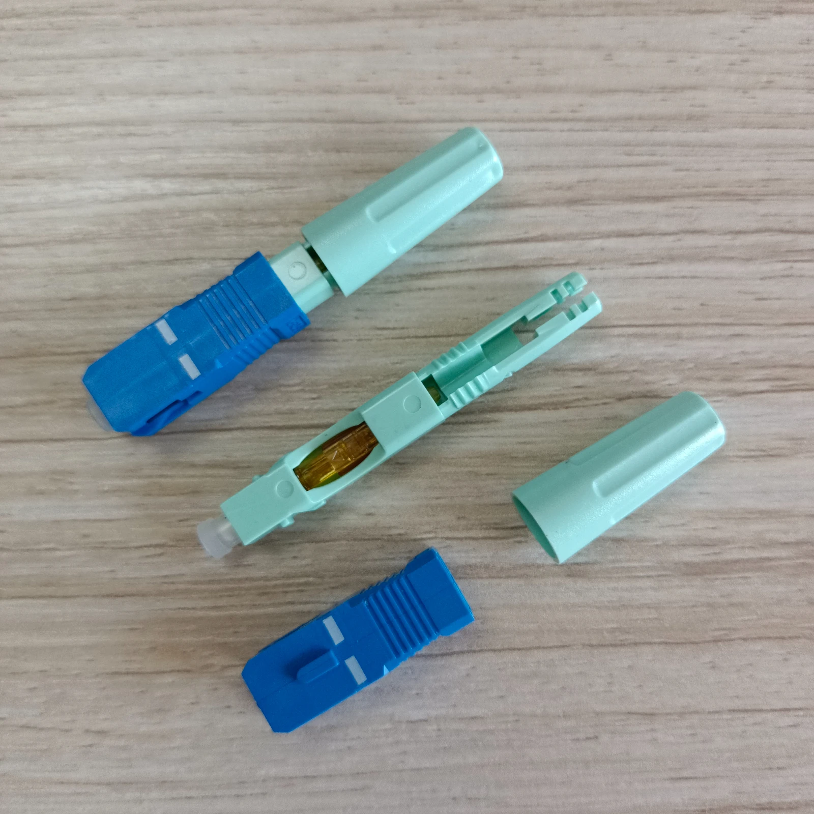 Акция SC APC SM одномодовый оптический соединитель FTTH инструмент холодный UPC