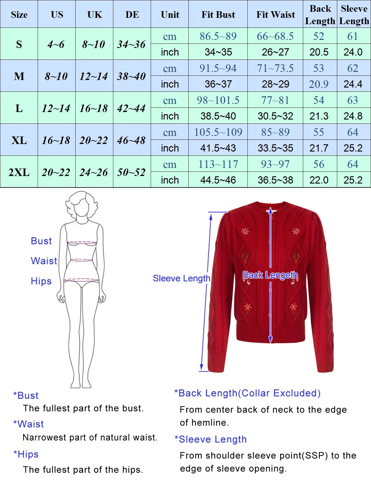 

New Coming Women Winter Tops Crew Neck Sweaters Cardigan Shirt Long Sleeve Vintage Embroidered Knitwear