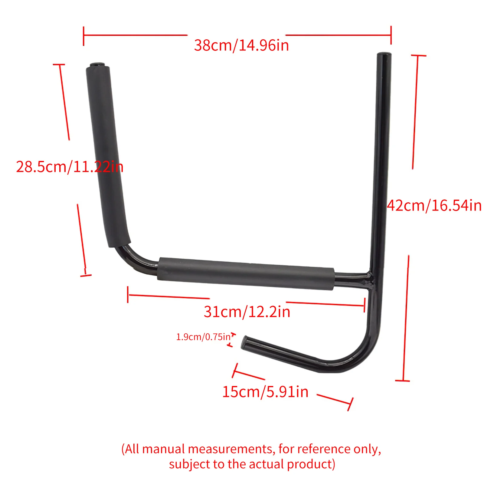 

Canoe Carrier Rack Kayak Exhibition Holder Wall Mounted Iron Structure Easy Installation Shop Exhibition Hanging Bracket Kit