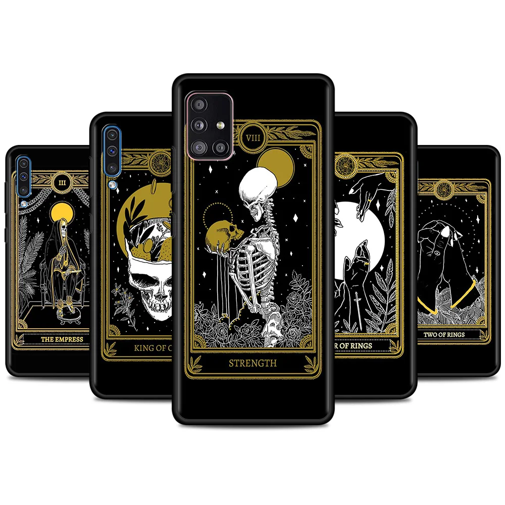 

Tarot Cards Reading Phone Bag for Samsung Galaxy A51 A21s A12 A71 A31 A52 A32 5G A02s A72 A41 A11 A51 A42 A7 Case Cover