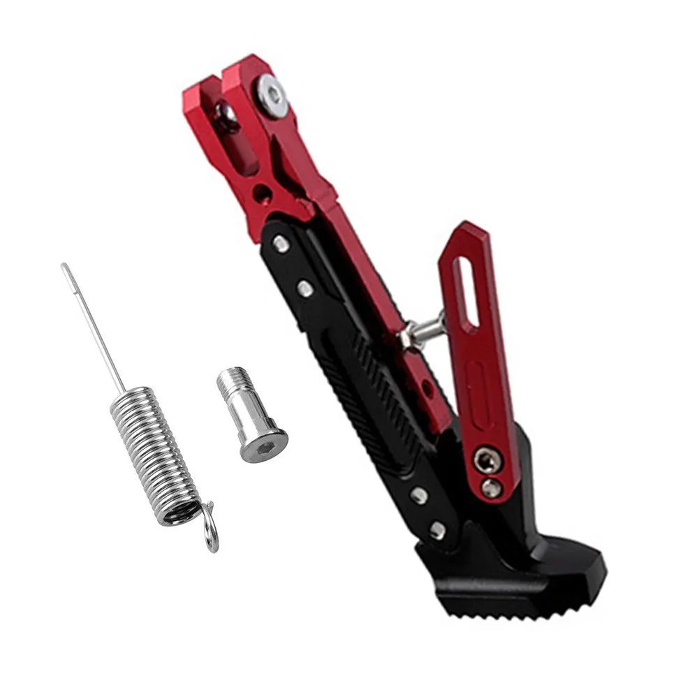 

Motorcycle Kickstand Foot Side Stand Universal CNC Aluminum Alloy Adjustable For Motorbike Falling Protection Bracket