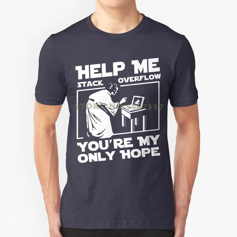 

Футболка мужская с надписью «помощь мне стек», размер M, 2xl, 100% хлопок