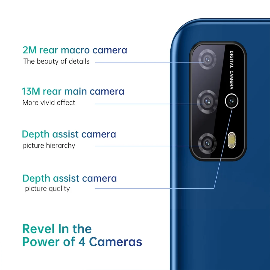 OUKITEL C23 Pro смартфон с 5 5-дюймовым дисплеем процессором MT6762V ОЗУ 4 Гб ПЗУ 64 ГБ 13 МП 6 53