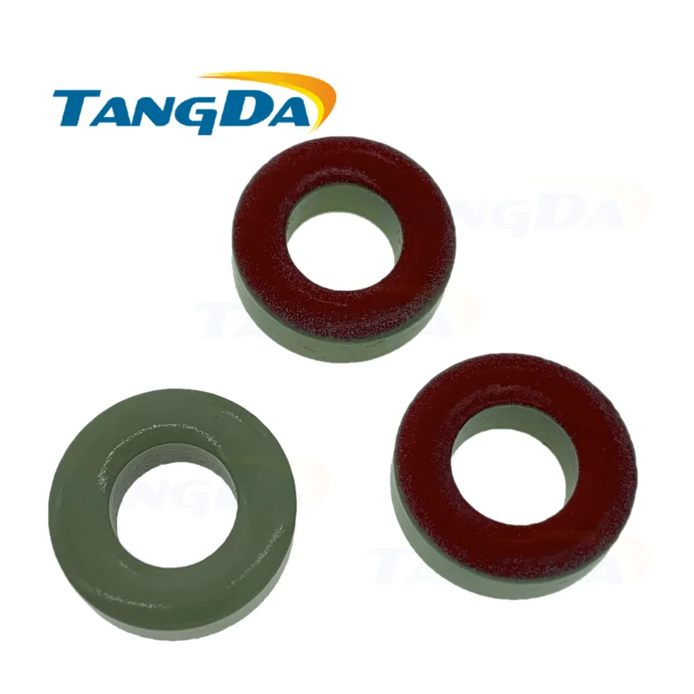 

Железная пудра T68-18A с сердечником, внешний диаметр * высота * Высота 17,5*9,4*6,4 мм 39,5 нГн/N2 55u, железная пылевая сердцевина, тороидальный сердечник с ферритом, зеленый и красный A