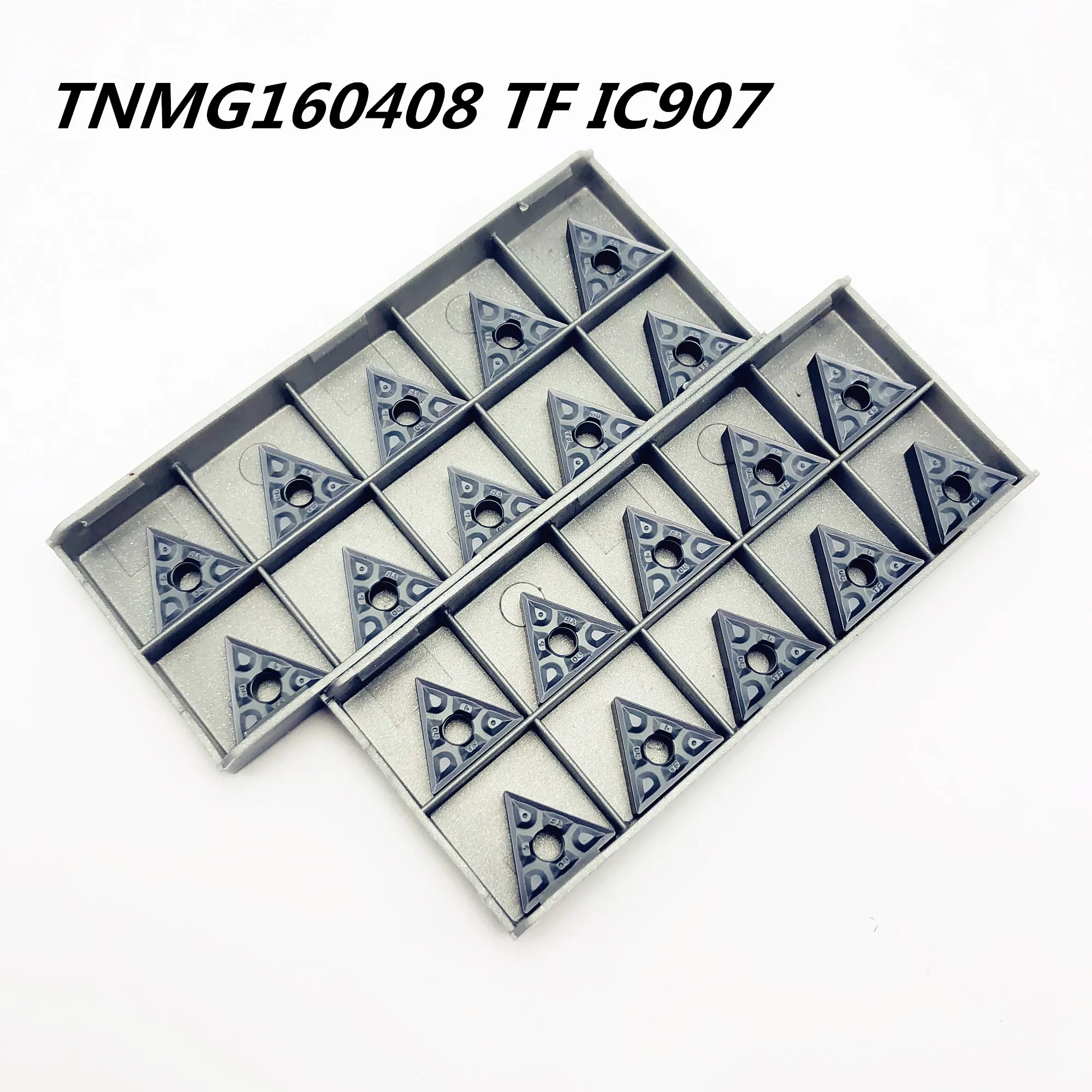 10 шт. TNMG160408 TF IC907 Высокоточный Цилиндрический металлический токарный инструмент Фрезерный инструмент TNMG160408 карбидные инструменты CNC станок