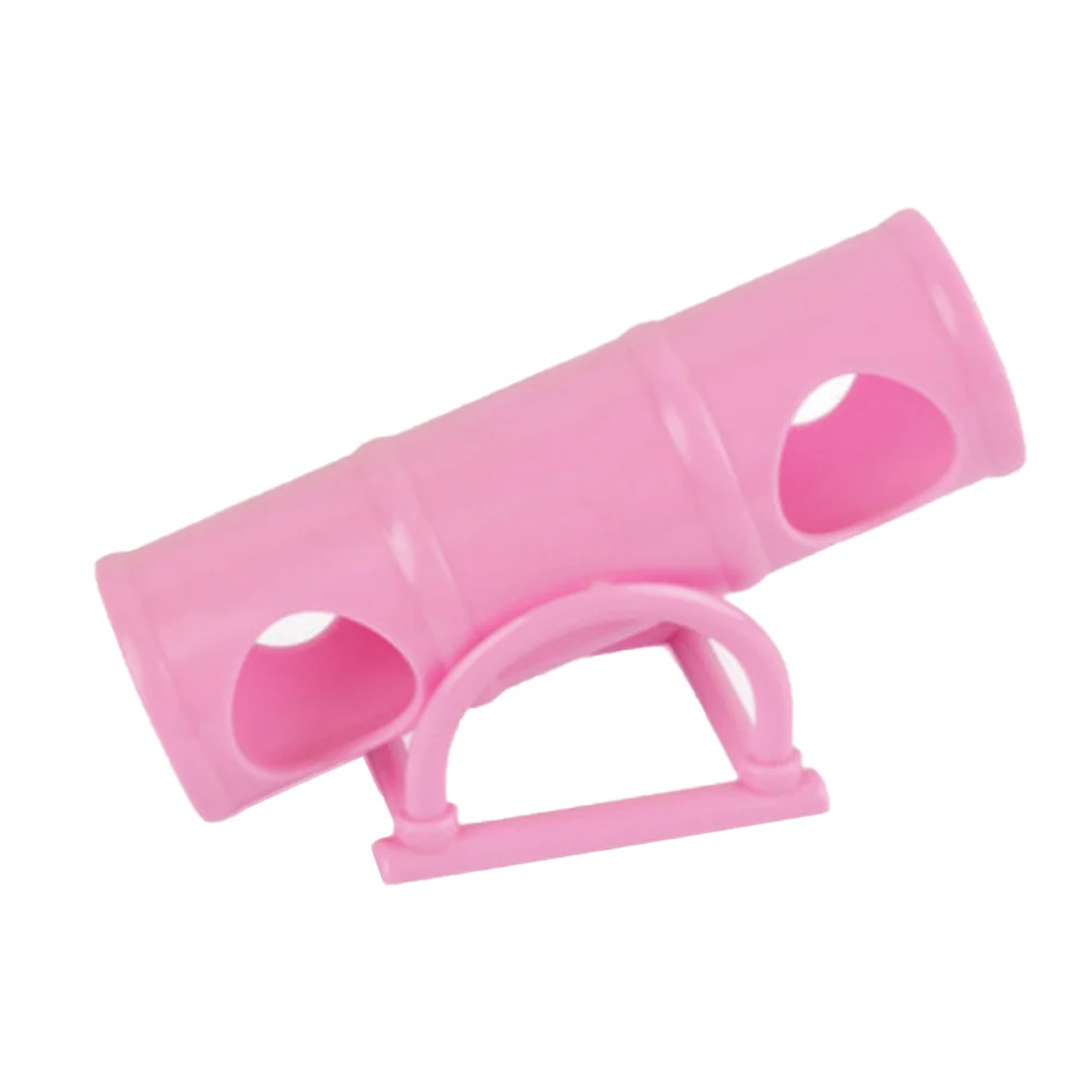 Синяя/розовая трубка-качели для хомяка туннельная клетка домик игрушка