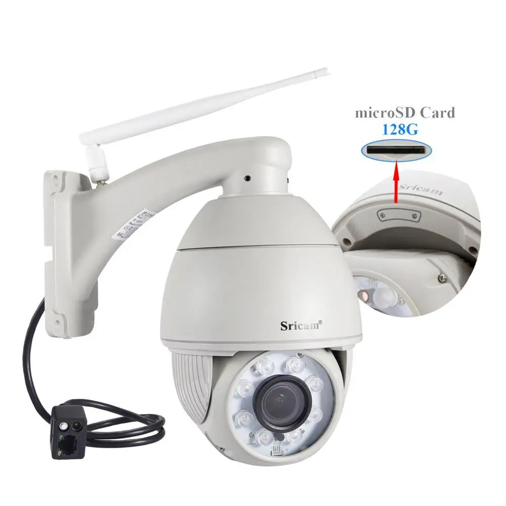 Sricam SP008B 720P WiFi IP камера беспроводная наружная камера видеонаблюдения CCTV удаленный мониторинг и сигнализация Водонепроницаемая камера