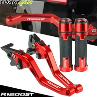 motorcycle r1200 st accessories for bmw r1200st 2005 2006 2007 2008 handlebar short cnc aluminium adjustable brake clutch levers