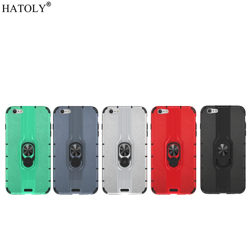 Для iPhone 6S Plus чехол для защитный кольцо на палец PC армированный корпус Жесткий