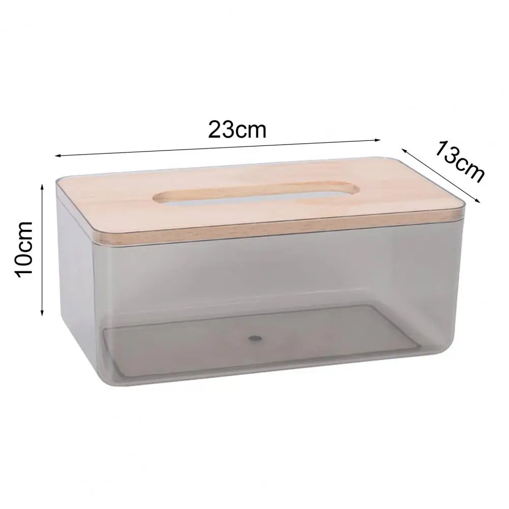 

New Style Brief Tissue Box Large Capacity Space-saving Plastic Desktop Tissue Box for Home Room Toliet Desktop Decor Supplies