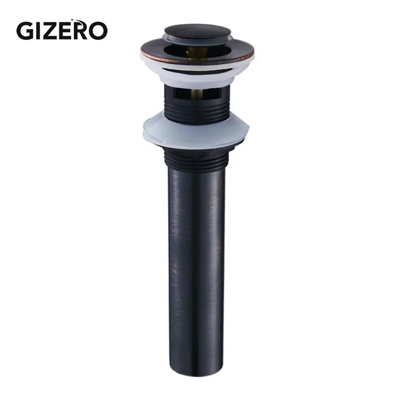 Аксессуары для ванной комнаты сливной фильтр раковины черная отделка щелчок