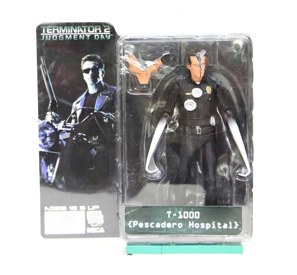 C With box 7 типов 18 см NECA Терминатор 2 фигурки T-800 T-1000 ПВХ фигурка модель игрушка; подарок - Цвет: C With box