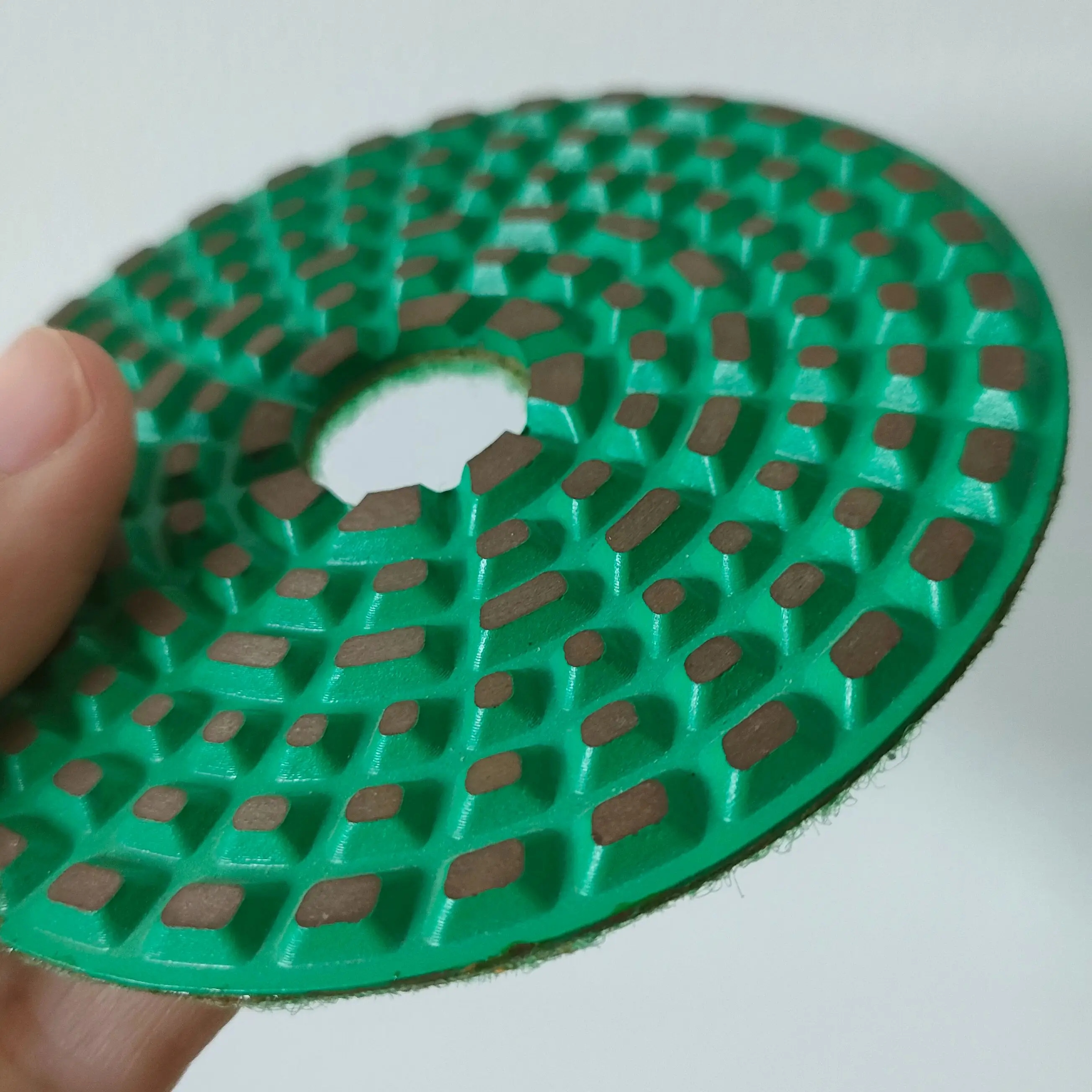 Горячая Распродажа 4-дюймовый напольный спеченный металлический полировальный