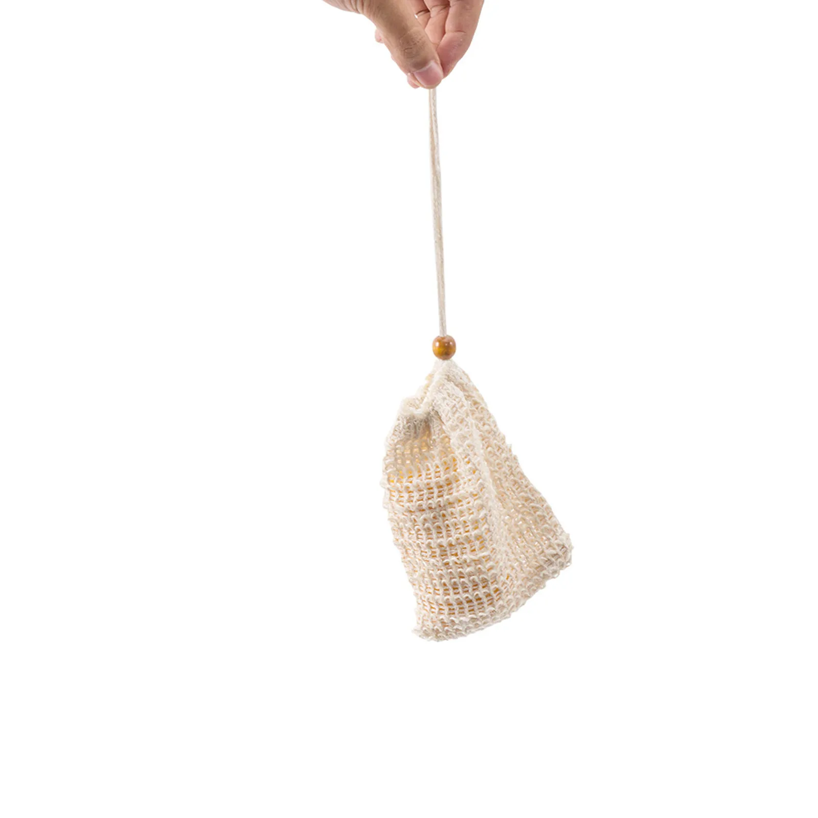 Мыло хлопковое и льняное Тканое полотно Сетевое хранилище сумка пенный