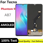 ЖК-дисплей AMOLED 6,39 дюйма для Tecno Phantom 9, сенсорный экран в сборе, панель с дигитайзером, замена для Tecno Phantom9 AB7 LCD